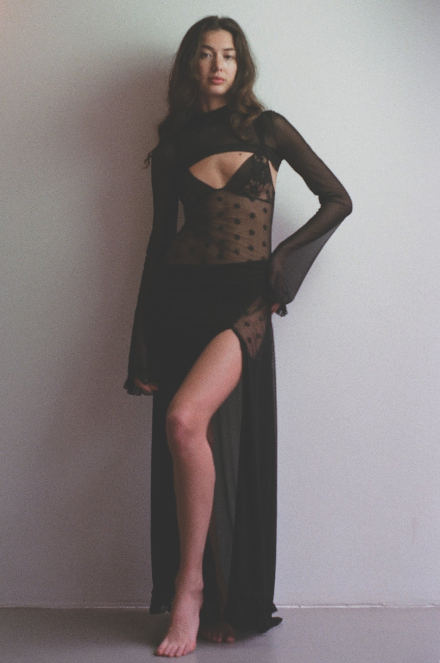 Upcycling Lace Rose Dress