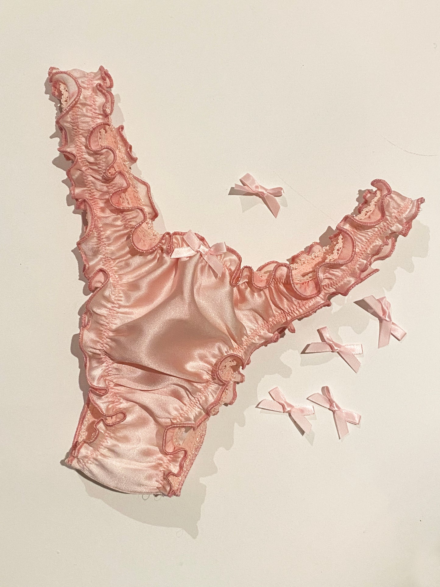 Limited Edition Rose Brazilian Set – Naturally Dyed Silk in Blush Peach
