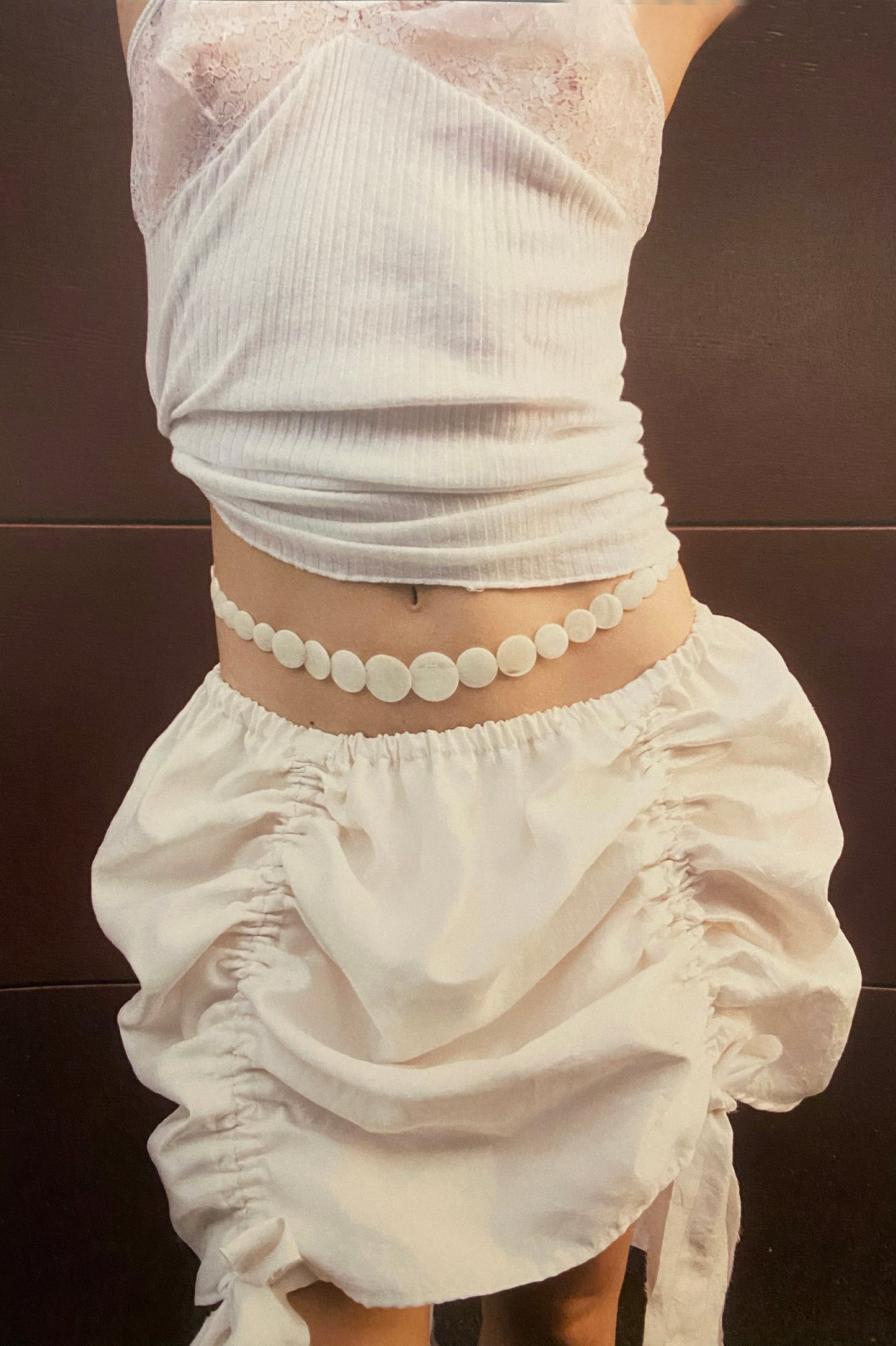 Balloon Bow Skirt made from vintage weddingdresses