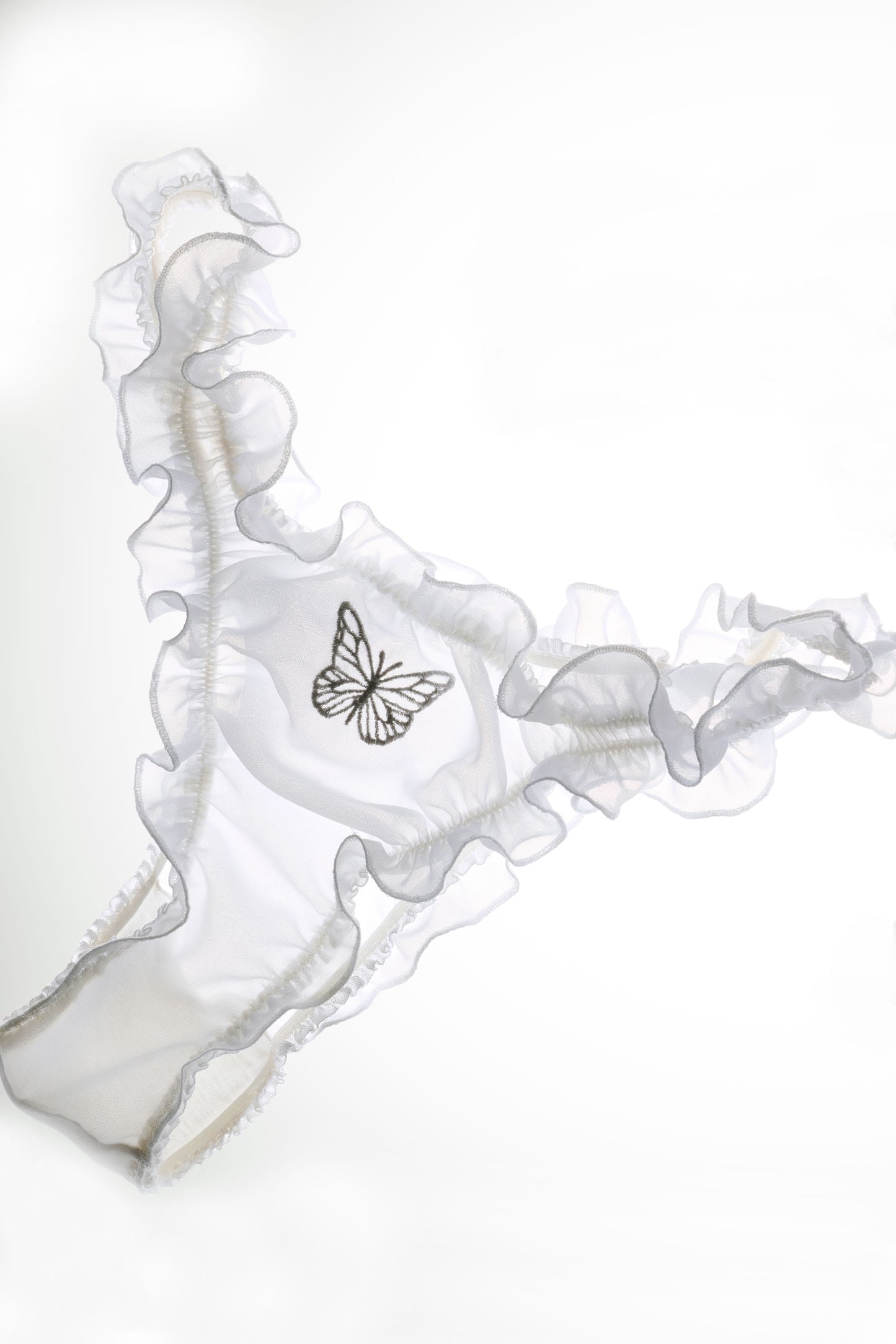 Brazilian Butterfly White Transparent Set