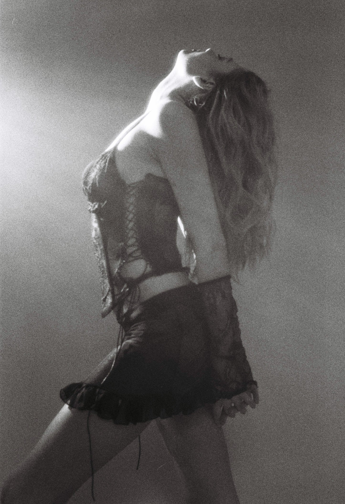 Black Handmade Lace Corset - Made to order