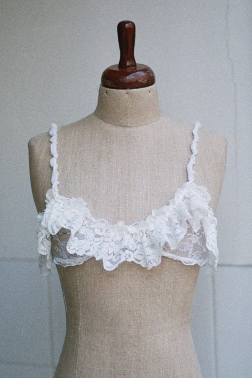 Limited Edition Rose Bralette – Upcycled Lace from Vintage Wedding Dresses