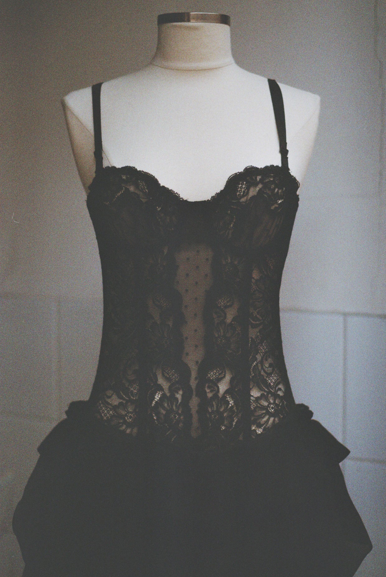 Balloon Corset dress Upcycled