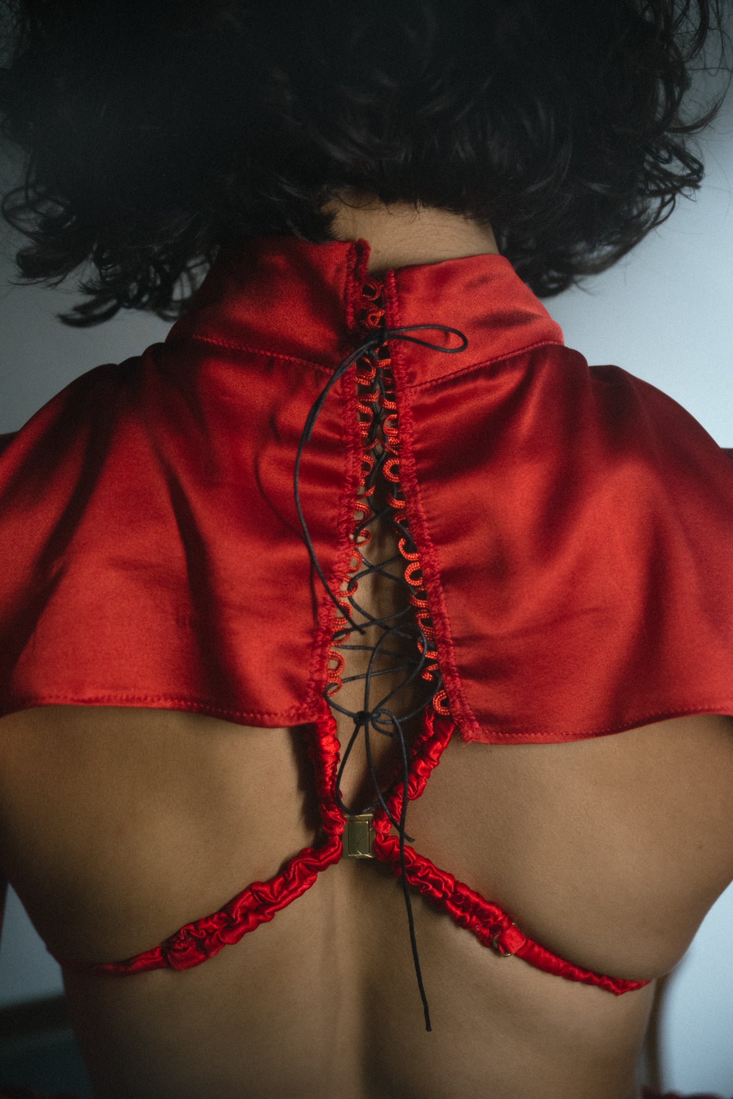 Laila Silk Set Red