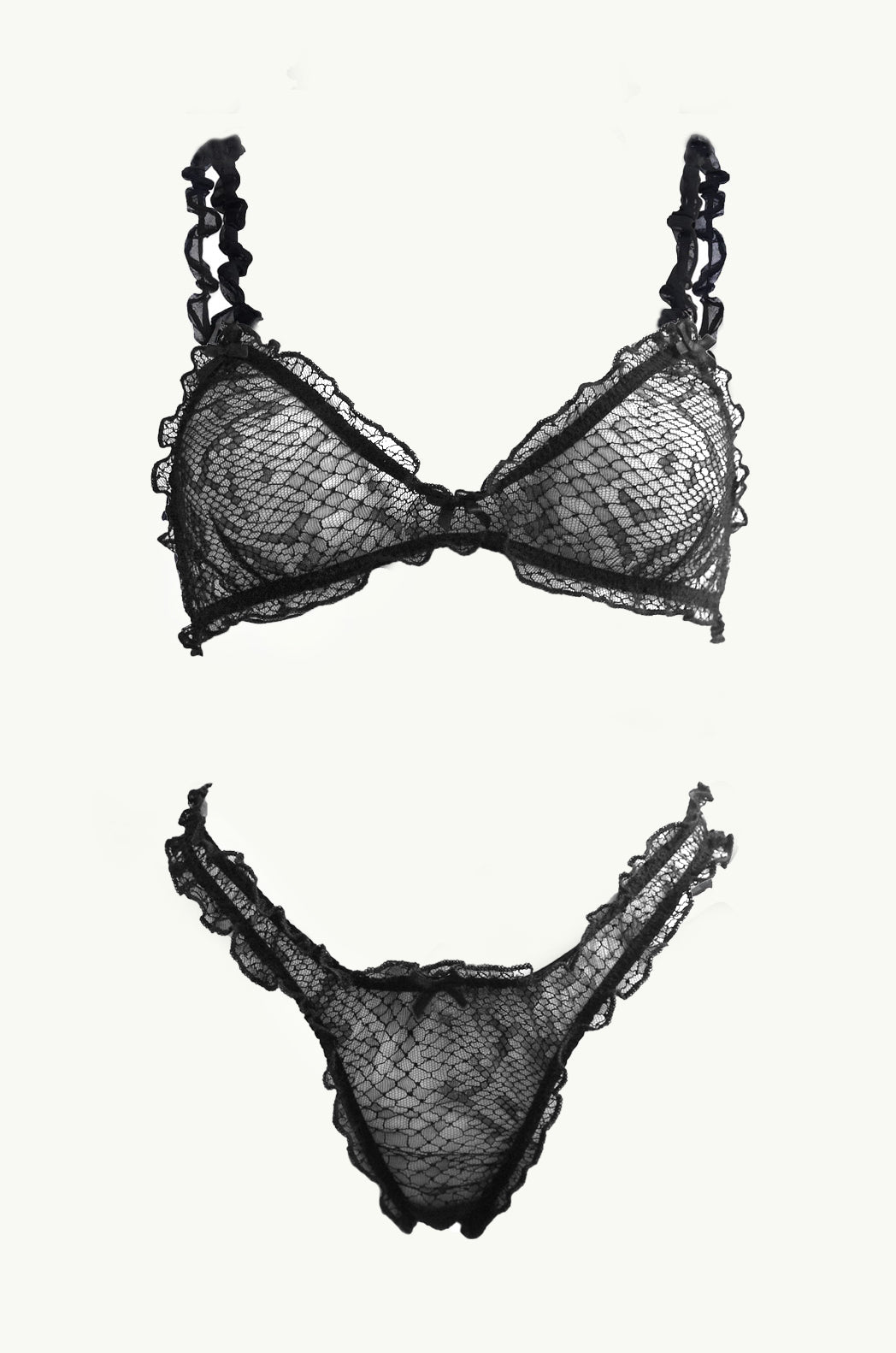 Limited Snake-Lace Rose Ruffle