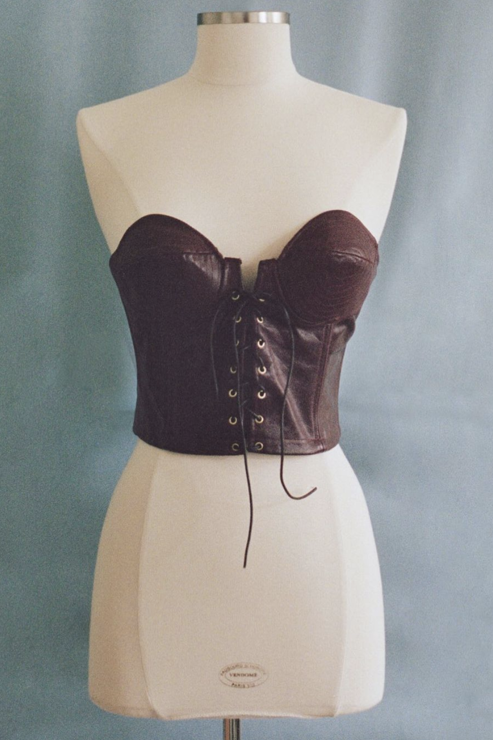 Leather corset