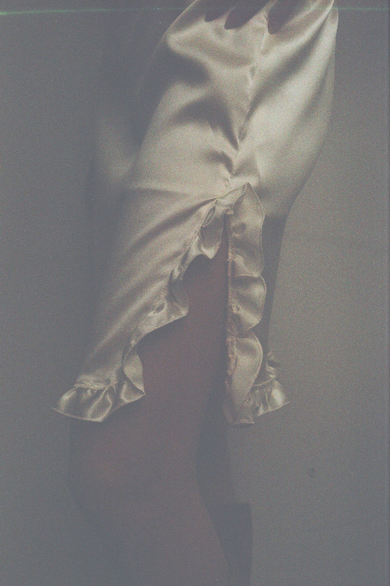 Vicky Midi Skirt – 100% French Silk in Ivory White