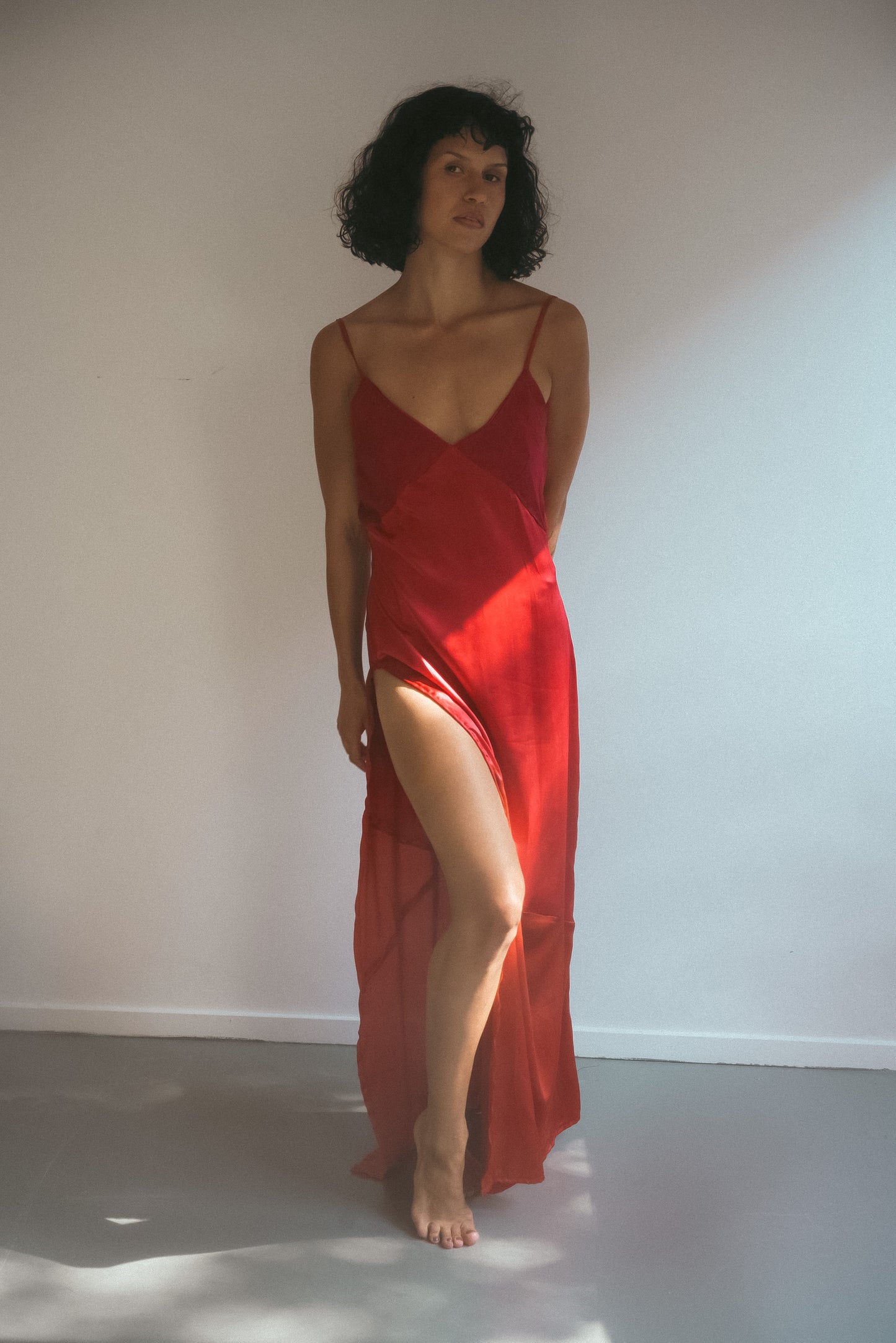 Red Upcycled Dress